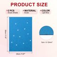 thumbnail image 2 of 2 Pcs Glitter Acrylic Sheets 1/8" Thick Plastic Sheets 8x12 Inch, Light Blue, 2 of 7