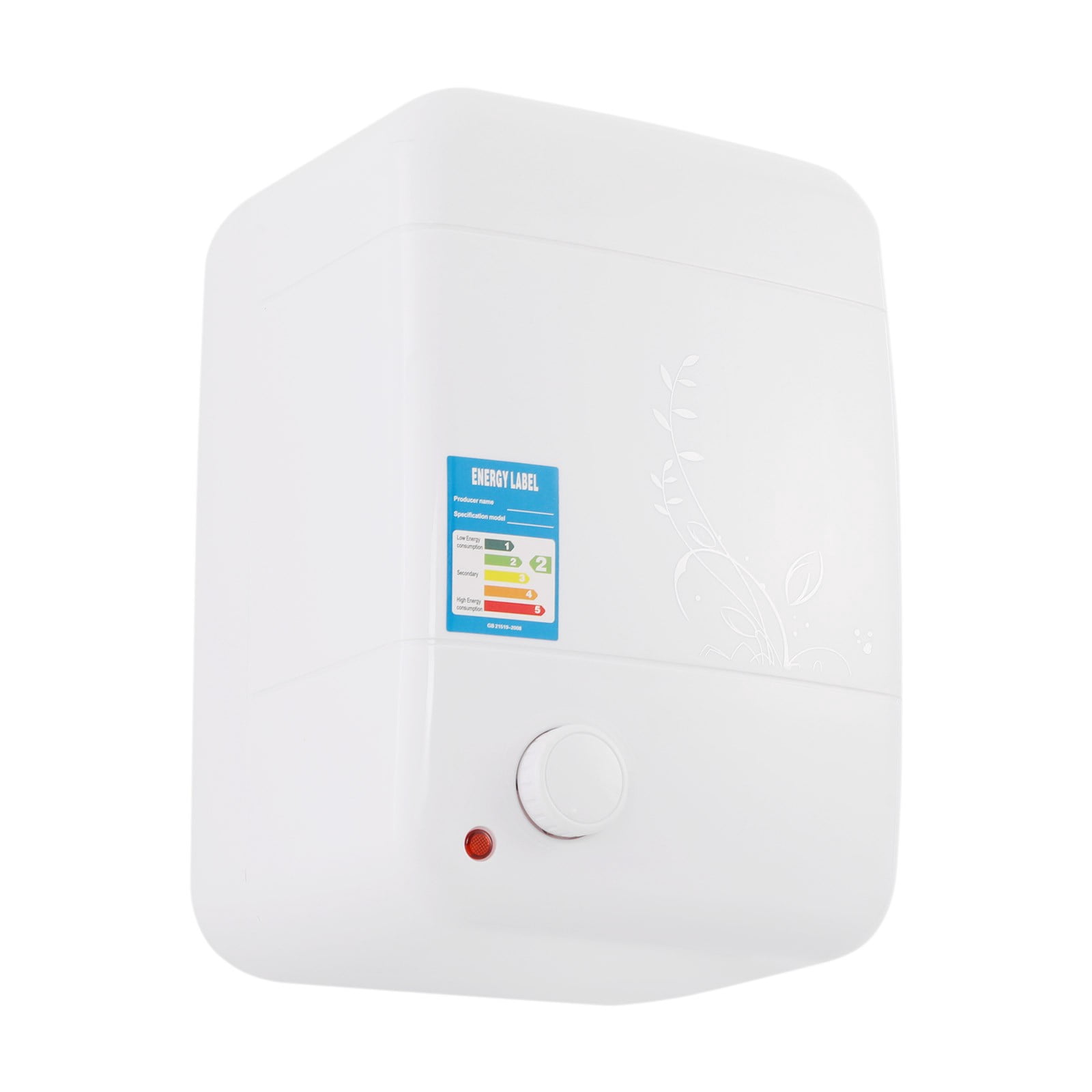 9.25*9.25*13.78in Rectangular Electric Tank Instant Water Heater Hot Shower Kitchen Heater 7L 110V 1500W
