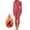 Hot Pink, variant on Tweang Thermal Sets for Women Thermals for Women Cold Weather Clothes for Women Under Clothes Warm Under Clothes for Women Thermal Underwear Set Black L-4XL