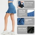 thumbnail image 4 of TFixol Falda Deportiva 2 en 1 Mujer con Bolsillos Cortos Quick, 4 of 8