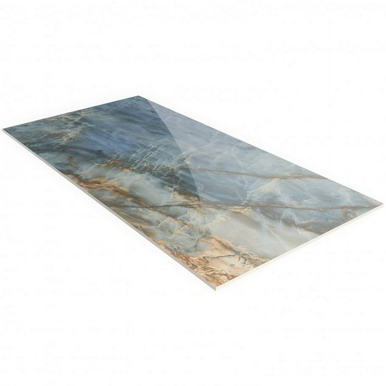 Vision Stone Blue 24x48 Polished Porcelain Tile Sample Vision Stone Blue 24x48 Polished Porcelain Tile Sample