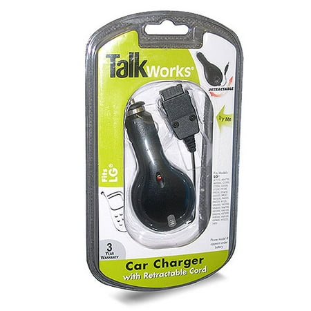 TalkWorks Retractable Wall Charger For LG Phones, 90115