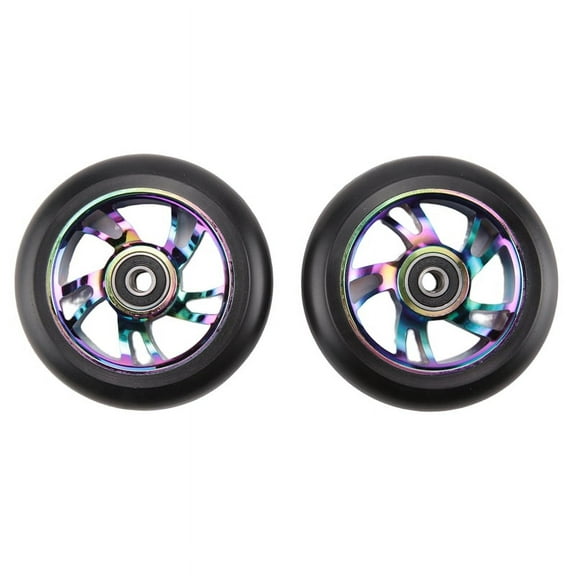 2 Pcs 100Mm Scooter Replacement Wheels with Bearing Stunt Scooter