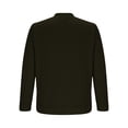 thumbnail image 5 of BXINGOHAI Men's casual Crewneck Sweatshirt Thick Loose fit Soft Basic Pullover Sweatshirt Today Sales Army Green,L, 5 of 6