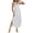 White, variant on HAiming Women's Maxi Dresses Sleeveless Elegant Fashion Solid Color Classic Soft Dressy Casual Sundress Summer Beach Vacation Dresses