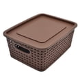 thumbnail image 2 of Set de 4 cajas Organizadoras IPP rattan Plástico café, 2 of 7