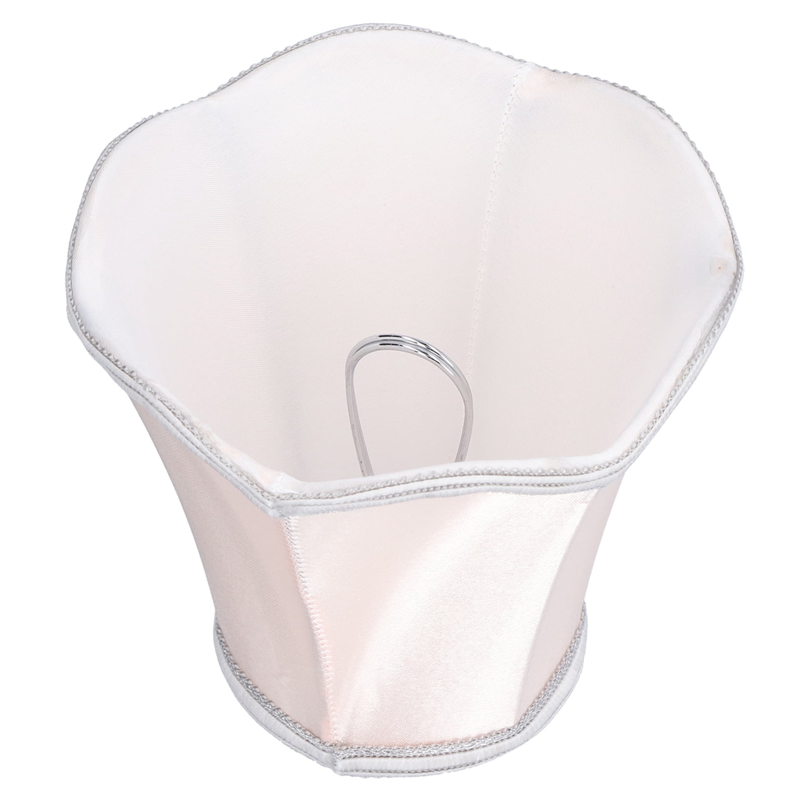 Suodoka 3-Piece Pink Fabric Clip-On Lamp Shades for E14 Candle Chandeliers, Modern Small Lampshades for Wall Lamps and Table Lights, 5.1x4.7x3.1 Inches / 13x12x8 cm