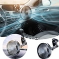 thumbnail image 1 of BotaniNest Portable Fan Suction Fan | Strong Suction Adjustable Windshield Fan Low Noise Telescopic 3 Speed Compact Air Circulator, 1 of 6