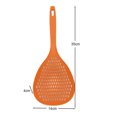 thumbnail image 7 of Cheers.US Slotted Spoon, Heatproof Skimmer Strainer Slotted Spoon, Seamless One-Piece Non-Stick Cooking Silicone Scoop Ladle with Ergonomic Handle for filter Vegetable, Pasta and More, 7 of 7