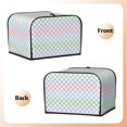 thumbnail image 3 of Pofeuu Colorful Checkerboard Print Toaster Cover 4 Slice, Bread Dust Cover & Fingerprint Protection, Kitchen Small Appliance Covers(Toaster Cover), 3 of 7