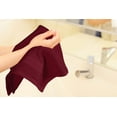 thumbnail image 2 of MALLONI HOME Ultra Soft 6-Piece Hand Towel Set 16x28 - 100% Ringspun Cotton - Durable & Highly Absorbent Hand Towels - Ideal for use in Bathroom, Kitchen, Gym, Spa & General Cleaning - Burgundy, 2 of 6