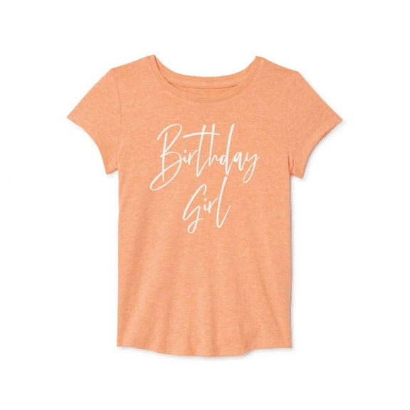 Birthday Girl Graphic T-Shirt Size 6-7