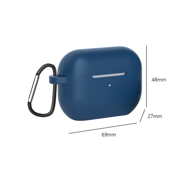 Audífonos Funda de silicona resistente al agua para Apple Airpods Pro 2 (azul oscuro)