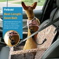 thumbnail image 5 of Petbobi Dog Car Seat Booster Small Pet Puppy Medium Cat Doggie Safety, Leopard Print, 5 of 7