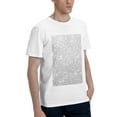 thumbnail image 2 of Bingfone Silver Glitter Men'S Loose Fit Short-Sleeve Pocket T-Shirt, 2 of 7