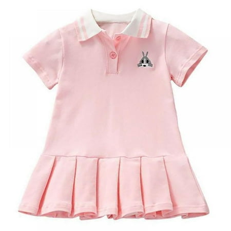 

Bullpiano Toddler Baby Girls Summer Dress Kids Toddler Sundress Pleated Dress Girls Dress Party Dress For Girls