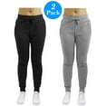 thumbnail image 4 of Women's Jogger Pants With Zipper Pockets (2-Pack), 4 of 5