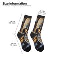 thumbnail image 2 of Naloa Fiery Skull Trio Kids Socks Unisex Kids and Toddlers' Crew Socks, ,1 Pairs, 2 of 5
