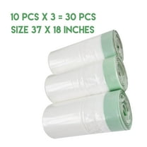 Litter Box Liners, 30 Count Jumbo Cat Litter Pan liners, Drawstring Litter Liner Bags For Litter Box. Thick Large Cat Litter Liner XL, Eco Friendly Pet Cat Supplies(94cm x 45cm)