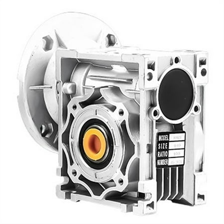 

High Torque NMRV063 Worm Gear Reducer Gear Ratio 5:1 To 100:1 Input Hole 14mm/19mm/24mm Speed Reducer Suitable For Various Motor -------- Stable Internal Structure