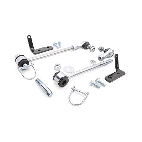 Rough Country Front Sway Bar Quick Disconnects for 07-18 Jeep JK | 2.5" - 1029