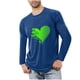 thumbnail image 1 of Blusas y camisas de manga larga con cuello redondo para hombre, deportivas, fitness, hogar, pijamas navideños estampados, camiseta de manga larga con cuello redondo, blusa de poliéster para hombre, 1 of 3