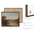 thumbnail image 3 of Haus and Hues Tuscany Wall Art - Framed Wall Art Collection for Bedroom and Country Decor, Vintage Elegance, French Charm, and Timeless Tuscany Landscapes (Mountain 11x14 Framed Walnut), 3 of 6