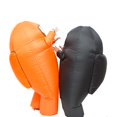 thumbnail image 2 of Disfraz inflable de astronauta espacial FANFX, naranja, para niño, 2 of 6