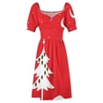thumbnail image 4 of Winter Christmas Sleeveless Dress Women's summer long dress clothes, 4 of 6