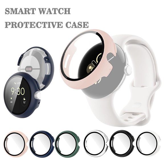 FurNest For -Pixel Watch 3 41/45mm Full Cover Tempered Screen Protector