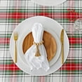 thumbnail image 2 of Tartan Plaid Collection Holiday Dining Table & Kitchen Décor, Rectangle Christmas Tablecloth, , Red, Green & White, 2 of 7