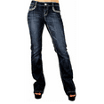 thumbnail image 3 of Jack David/H&Y Women's Rhinestone Bootcut Stretchy Denim Jeans Pants, 3 of 4