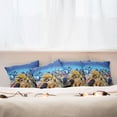 thumbnail image 4 of Ambesonne Fish Throw Pillow Cover 4 Pack, Ocean Corals Goldfish, 20", Turquoise, 4 of 5