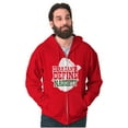 thumbnail image 5 of Funny Xmas Dear Santa Define Naughty Unisex Plus Size Zip Hoodie Brisco Brands 2X, 5 of 6