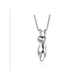 thumbnail image 1 of Colliers pour Femmes Amoureuse des Chats Clavicule Pendentif en Argent, 1 of 5