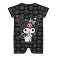 thumbnail image 2 of Kuromi And My Melody Kuromi And My Melody Baby Boy Girl Romper Short Sleeve Cotton Bodysuit Outfits Jumpsuit Summer One Piece Clothes, 2 of 8