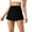 Black, variant on ZQUUVOU Women's Sports Skirt Solid Color Drying Breathable Fitness Running Tennis Pocket Lined Yoga Skirt Olive Green