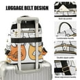 thumbnail image 3 of FORMRS Mini Backpack Purse for Women Travel Daypack Casual Shoulder Bag, Gray Cute Cat, 3 of 7