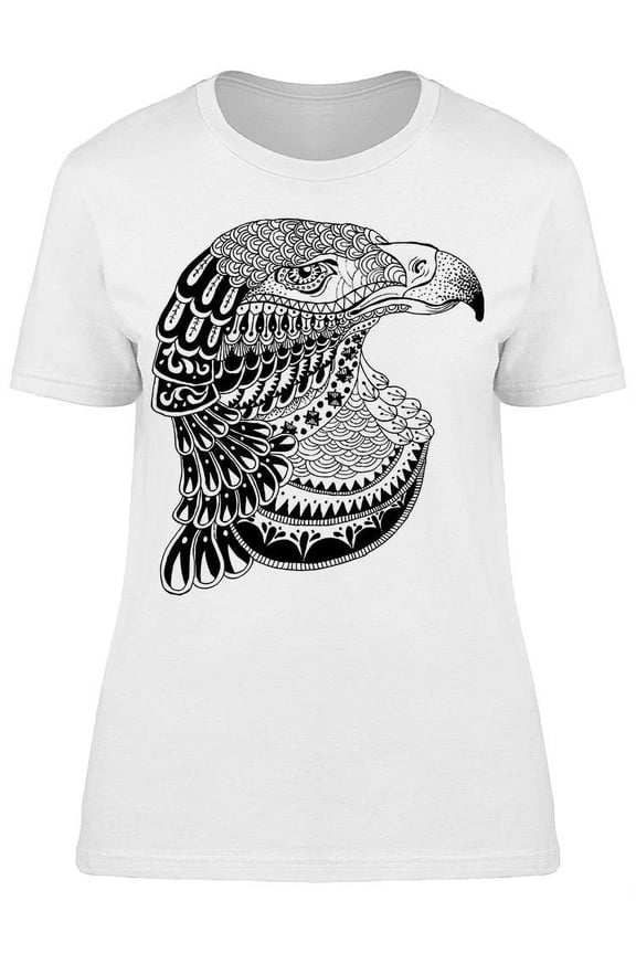 Ornate Eagle Bird T-Shirt Women -Image by Shutterstock, Female 3X-Large