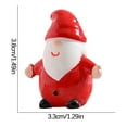 thumbnail image 3 of Christmas Miniature Figurines, Mini Resin Santa Christmas Miniature Figurines Resin Santa Decor for DIY Snow Globes, Easy Display on Trees or Tables, Festive Addition to Homemade Crafts, 3 of 5