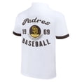 thumbnail image 3 of Men's Darius Rucker Collection by Fanatics  White San Diego Padres Bowling Button-Up Shirt, 3 of 3