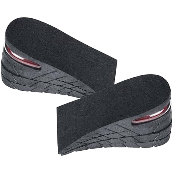 wonima01 Height Increase Insoles 4-Layer Air up Shoe Lifts Elevator Shoes Insole -7.5 cm (3 inches) Heels Lift Inserts for Men and Women