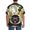 thumbnail image 3 of Kdxio Men'S Hawaiian Shirt For Men Short Sleeve Shirt Black Head African Woman Summer Casual Holiday Beach Button Down T-Shirts, 3 of 5