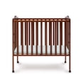 thumbnail image 7 of Delta Children Folding Portable Baby Mini Crib with 1.5-inch Mattress, Cherry, 7 of 7