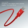 thumbnail image 7 of Beats USB-C to USB-C Woven Cable (1.5 m / 5 ft) - Rapid Red, 7 of 7