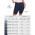 thumbnail image 2 of SHOWMALL Women Plus Workout Biker Shorts 8" High Waisted Tummy Control Spandex Booty Volleyball Shorts for Yoga Dance Rosy Clouds 2X, 2 of 4