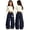 Navy, variant on lnmuld Girls’ Polka Dot USA Letter Graphic Drawstring Wide Leg Sweatpants, Polyester Fabric for Daily Casual Wear Yellow,6-7 Years