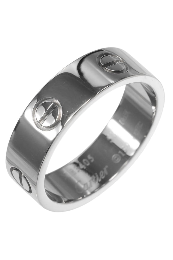 Pre-Owned Cartier Love Classic Ring, Size 17, 18K White Gold, Approx. 8.67g