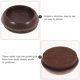 thumbnail image 3 of 10 topes para ruedas de sillas y muebles, 5/4", protectores de muebles con copa., 3 of 7