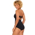 thumbnail image 5 of Time and Tru Women’s and Women’s Plus Bandeau Twist Front One Piece Swimsuit, Sizes XS-3X, 5 of 8